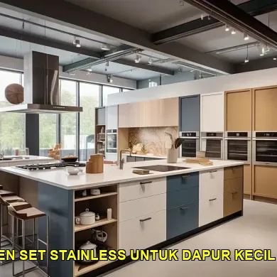 45 Inspirasi Desain Kitchen Set Stainless untuk Dapur Kecil di Jogja